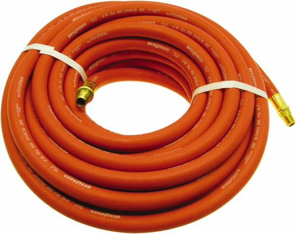 Continental ContiTech Oil Resistant Air Hose: 3/8" ID, 50' - 20104942