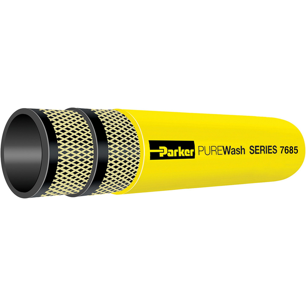 Parker Food & Beverage Hose: Connection Type: None; Minimum Working Temperature (Deg F): -40; Maximum Working Temperature (F): 250.000 - 7685-6-YEL-RL