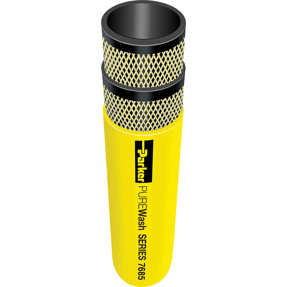 Parker Food & Beverage Hose: Connection Type: None; Minimum Working Temperature (Deg F): -40; Maximum Working Temperature (F): 250.000 - 7685-6-YEL-RL