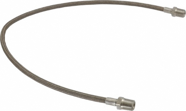 Made in USA 24" OAL, 2-1/2" ID, Flexible Metal Hose Assembly - 48423081
