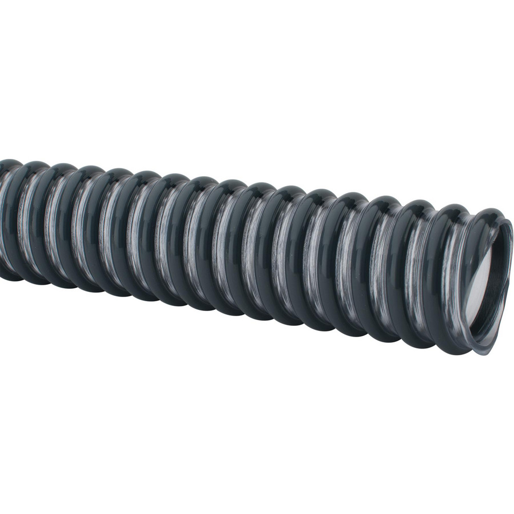 Flexaust Vacuum Duct Hose: Polyvinylchloride, 1-1/2" ID, 29 Hg Vac Rating, 30 psi - 8211015050