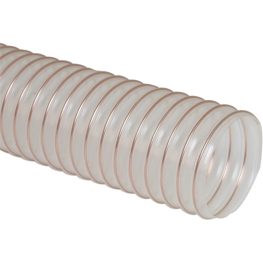 Hi-Tech Duravent Duct Hose: Polyurethane, 18" ID, 2 psi - 203118002025