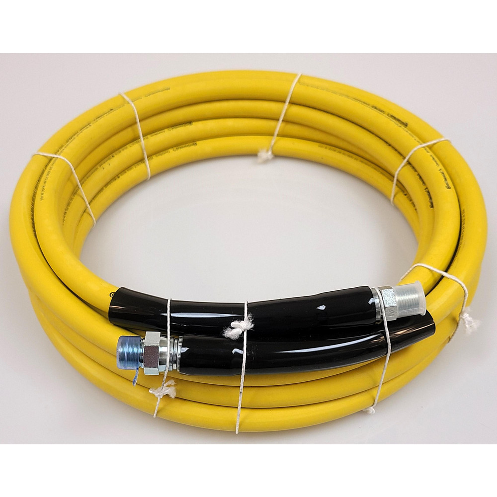 Continental ContiTech 50' Long, 3/8 Male Rigid x Male Swivel, -20 to 200°F, Nitrile High Temp & High Pressure Hose - FR3K038-50MMS-M