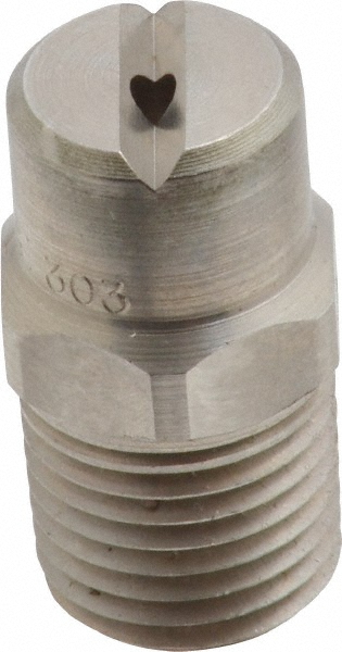 Bete Fog Nozzle Stainless Steel Low Flow Whirl Nozzle: 1/4" Pipe, 60 ° Spray Angle - 1/4WL-1 60@5