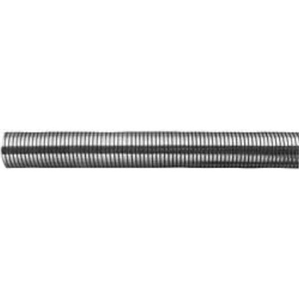 Federal Hose 7" ID, -60 to 400°F, Galvanized Steel Unlined Flexible Metal Duct Hose - 10168