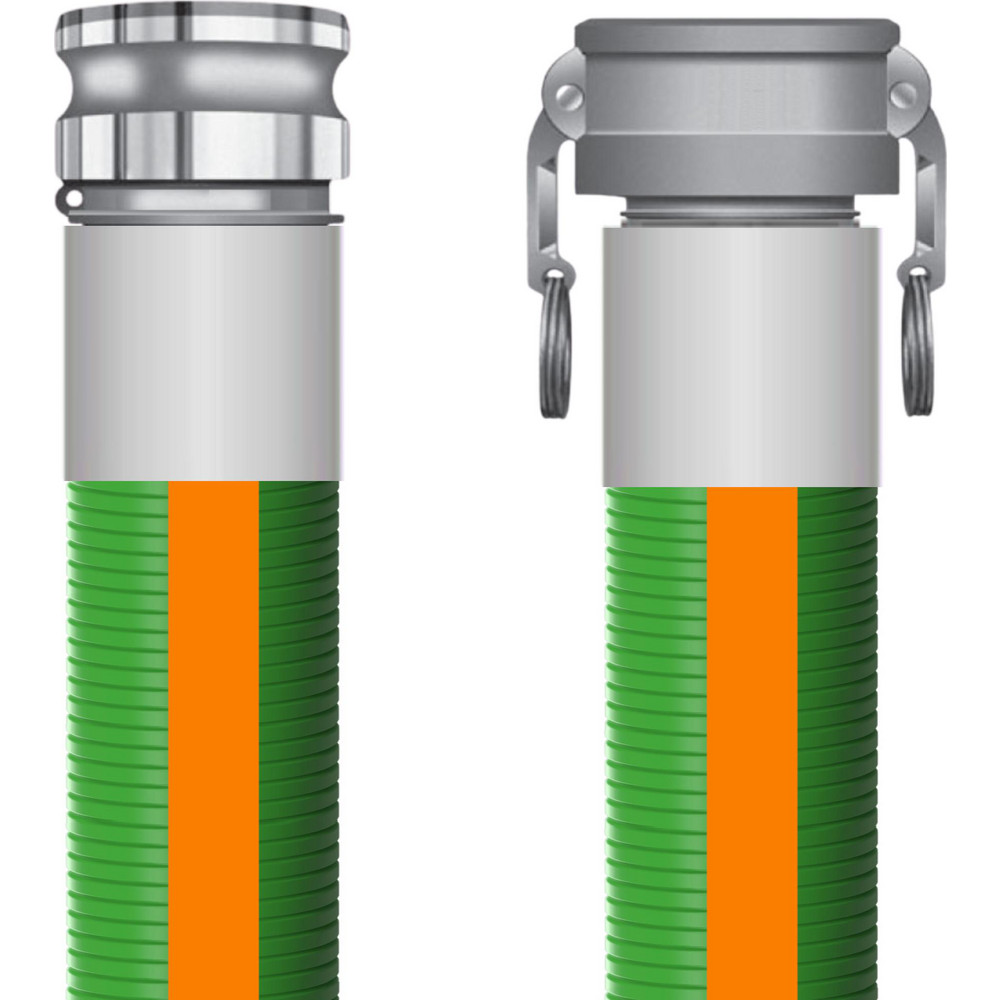 Echelon Supply and Service Chemical & Petroleum Hose: 1" ID, 75' Long, Male NPT - AWB1611900