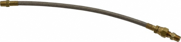 Made in USA 12" OAL, 5/8" ID, 1,200 Max psi, Flexible Metal Hose Assembly - 03319266
