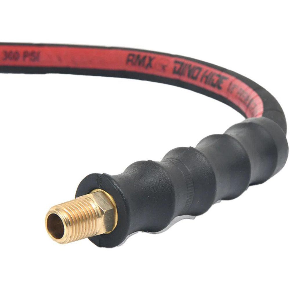 Dino-Hide Air & Multi-Purpose Hose: Hose Type: Lead-in Whip Hose; Length Ft. (Feet): 3; Type: Rubber Air Hose; Inside Diameter (Inch): 1/2 - WLEPROLD1203