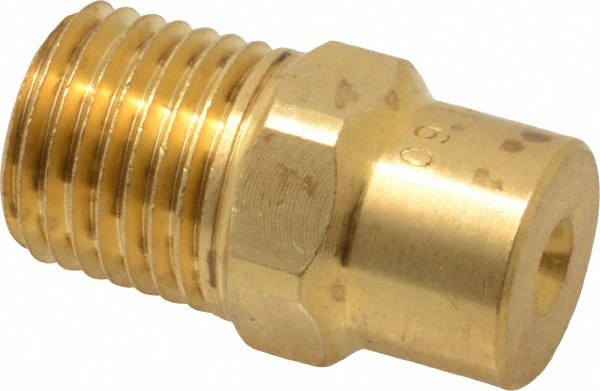 Bete Fog Nozzle Brass Low Flow Whirl Nozzle: 1/4" Pipe, 90 ° Spray Angle - 1/4FWL-1 90@4