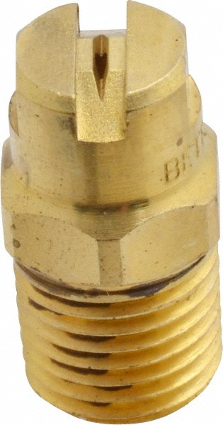 Bete Fog Nozzle Brass Low Flow Whirl Nozzle: 1/4" Pipe, 90 ° Spray Angle - 1/4FWL-1 90@4