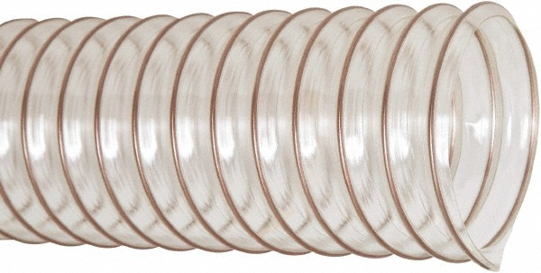 Flexaust Duct Hose: Polyurethane, 2" ID, 29 Hg Vac Rating, 30 psi - 8281020025