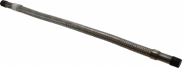 Made in USA 24" OAL, 1/2" ID, 1,040 Max psi, Flexible Metal Hose Assembly - 48423024