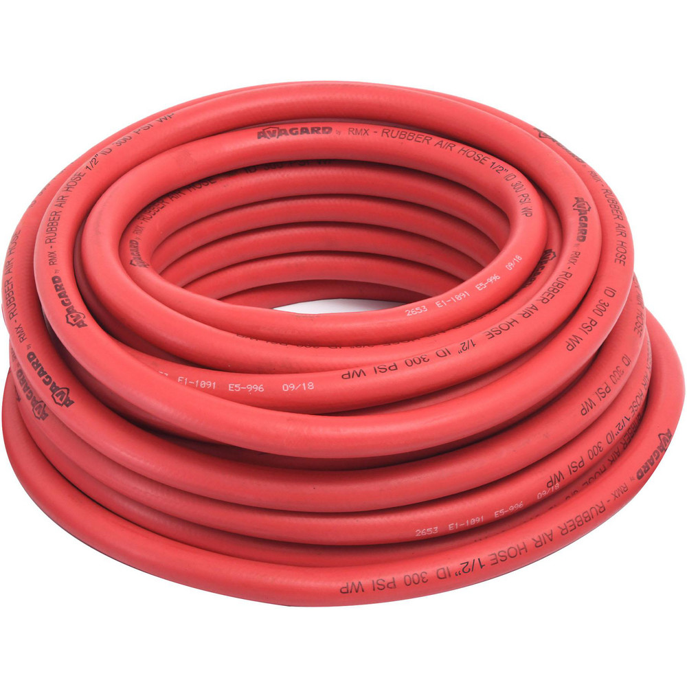AvaGard Air & Multi-Purpose Hose: Hose Type: Multipurpose Air Hose; Length Ft. (Feet): 300; Type: Rubber Air Hose; Inside Diameter (Inch): 1/2 - AVG12300