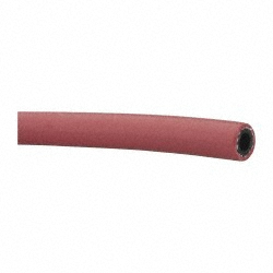 Parker Push-on Air Hose: 1/4" ID, Priced as 1' Increments, 25' Minimum Cut Length, 575' Total Coil Length - 821FR-4-BRN-RL