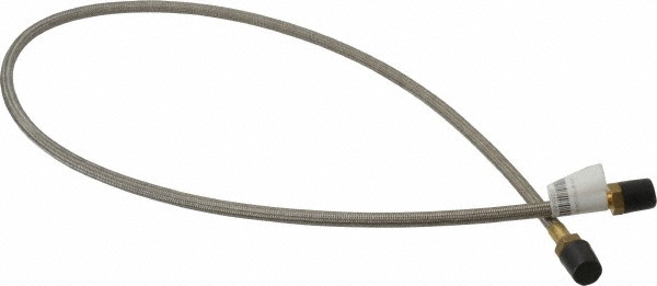 Made in USA 36" OAL, 1/4" ID, 3,000 Max psi, Flexible Metal Hose Assembly - 03319407