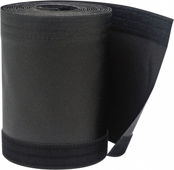 Atlantex 4" ID Black Abrasion Sleeve for Hoses - TFHLC64-30