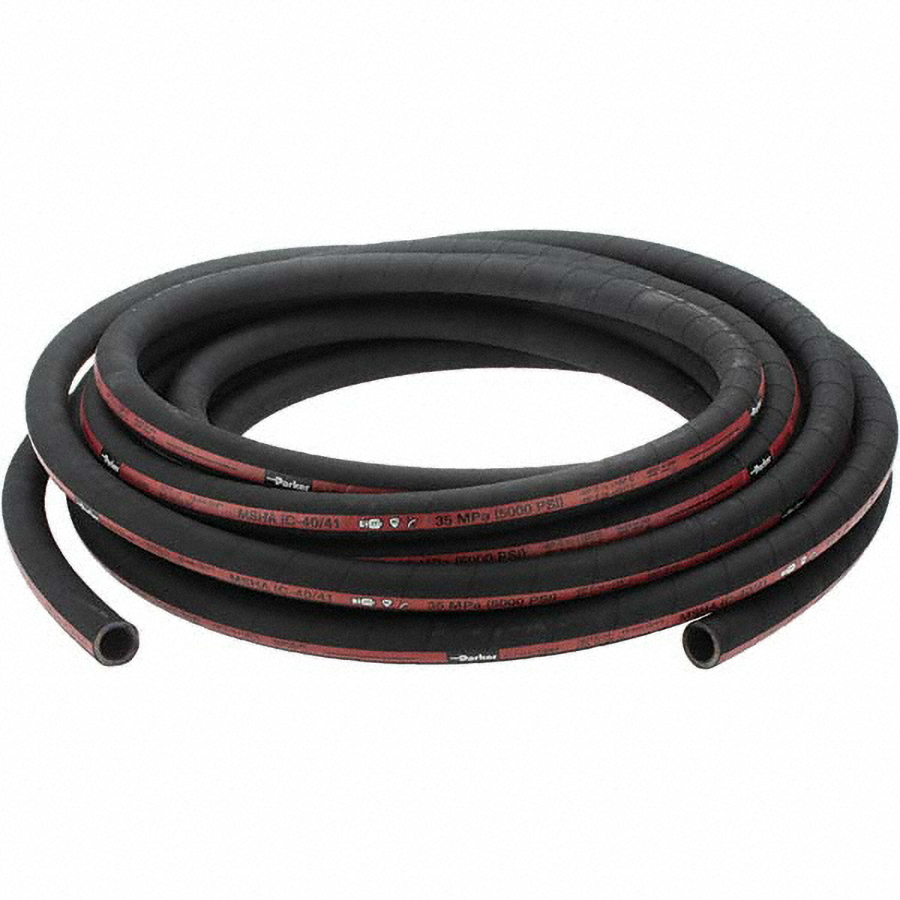 Parker -12 Hose Size, 3/4" ID x 1.21" OD, 4,000 psi Work Pressure Hydraulic Hose - 722TC-12-BX