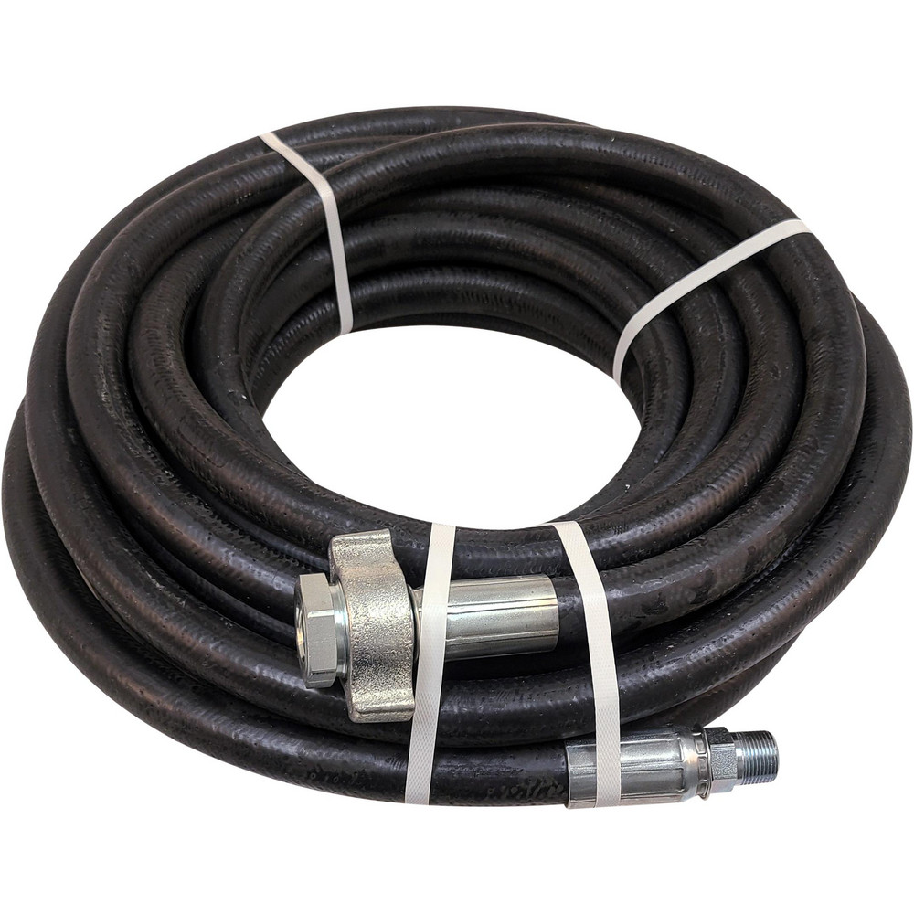 Alliance Hose & Rubber 1/2" ID x 25' LENGTH STEAM HOSE 250 PSI COUPLED M + F - STM050-25MF-CR