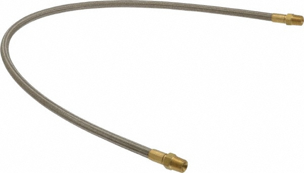 Made in USA 24" OAL, 5/16" ID, 2,500 Max psi, Flexible Metal Hose Assembly - 03319431