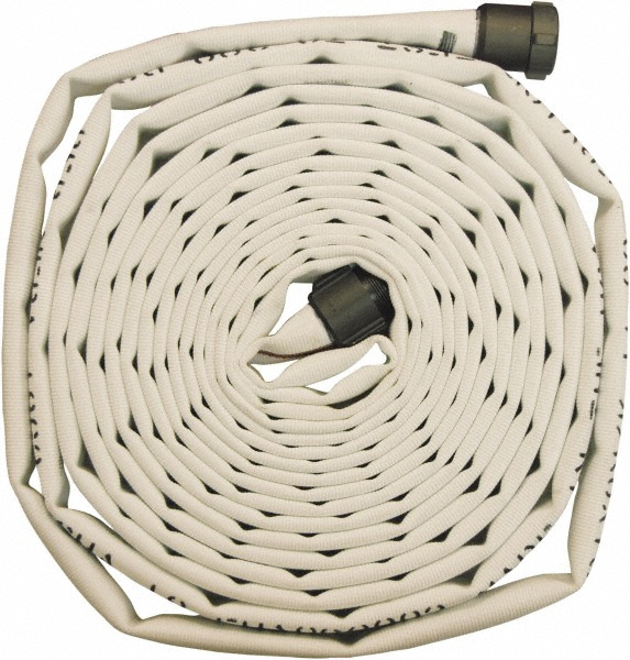 RubberWorx Water Suction & Discharge Hose: 2-1/2" ID, 2-7/8" OD, 50' Long - MILL250X50BRNST