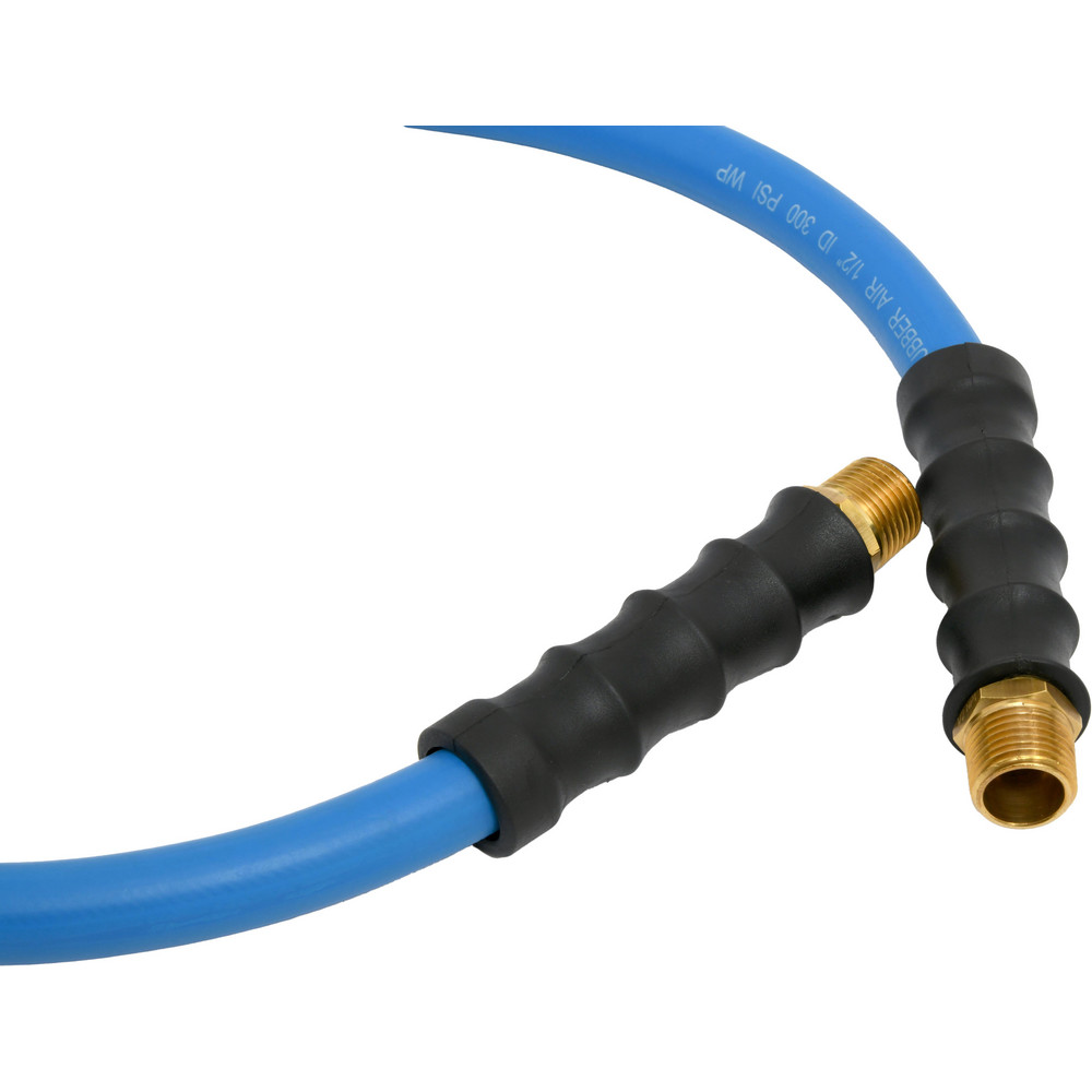 BluBird Air & Multi-Purpose Hose: Hose Type: Lead-in Whip Hose; Length Ft. (Feet): 3; Type: Rubber Air Hose; Inside Diameter (Inch): 1/2 - BBLD1203