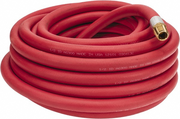 BluBird Air & Multi-Purpose Hose: Hose Type: Lead-in Whip Hose; Length Ft. (Feet): 3; Type: Rubber Air Hose; Inside Diameter (Inch): 1/2 - BBLD1203