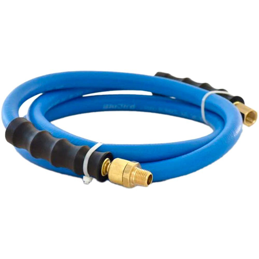 BluBird Air & Multi-Purpose Hose: Hose Type: Lead-in Whip Hose; Length Ft. (Feet): 3; Type: Rubber Air Hose; Inside Diameter (Inch): 1/2 - BBLD1203