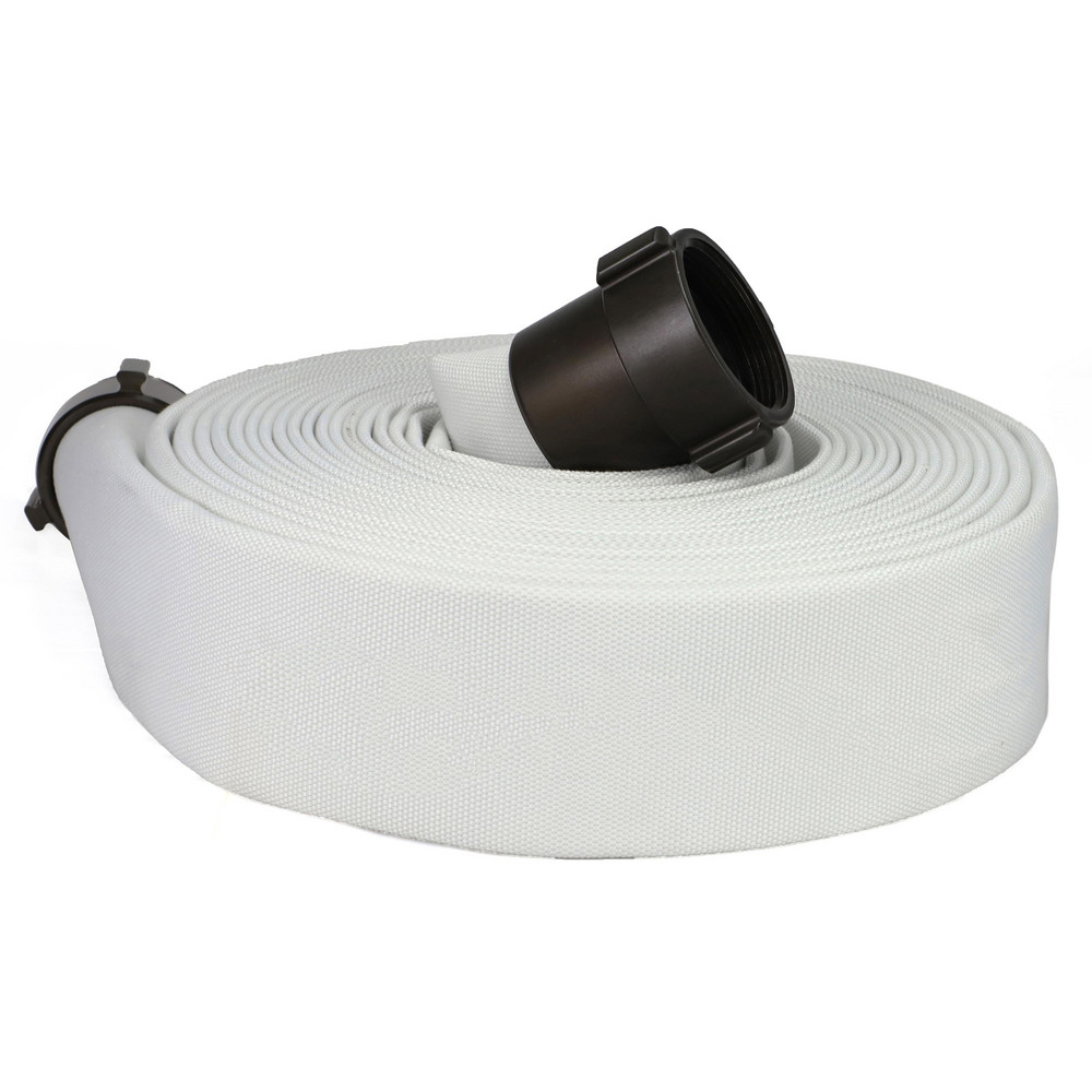 RubberWorx Water Suction & Discharge Hose: 2" ID, 2-5/16" OD, 50' Long - MILL20DJX50CEAL
