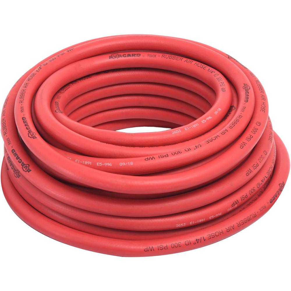 AvaGard Air & Multi-Purpose Hose: Hose Type: Multipurpose Air Hose; Length Ft. (Feet): 300; Type: Rubber Air Hose; Inside Diameter (Inch): 1/4 - AVG14300