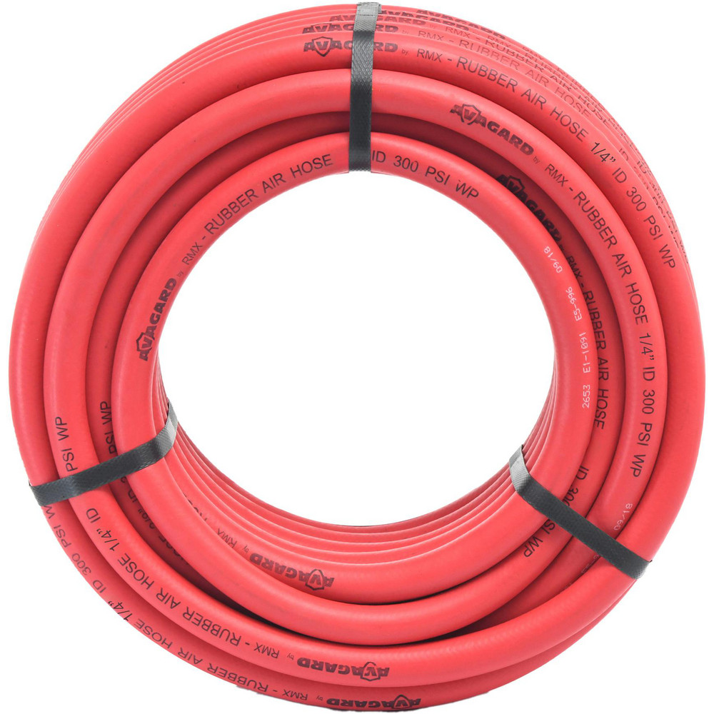 AvaGard Air & Multi-Purpose Hose: Hose Type: Multipurpose Air Hose; Length Ft. (Feet): 300; Type: Rubber Air Hose; Inside Diameter (Inch): 1/4 - AVG14300