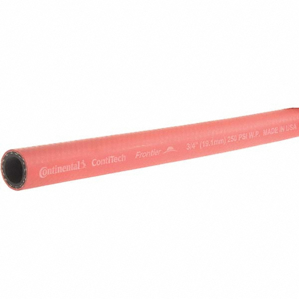 Continental ContiTech Multipurpose Air Hose: 1-1/2" ID, 1-1/2" OD, 25' - HZR15015-25-31