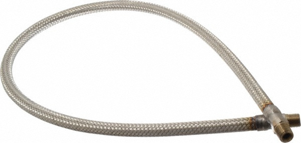 Made in USA 36" OAL, 3/4" ID, 600 Max psi, Flexible Metal Hose Assembly - 48429492