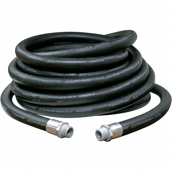 Reelcraft Chemical & Petroleum Hose: 1-1/2" OD, NPT Male x Male - S600451-50