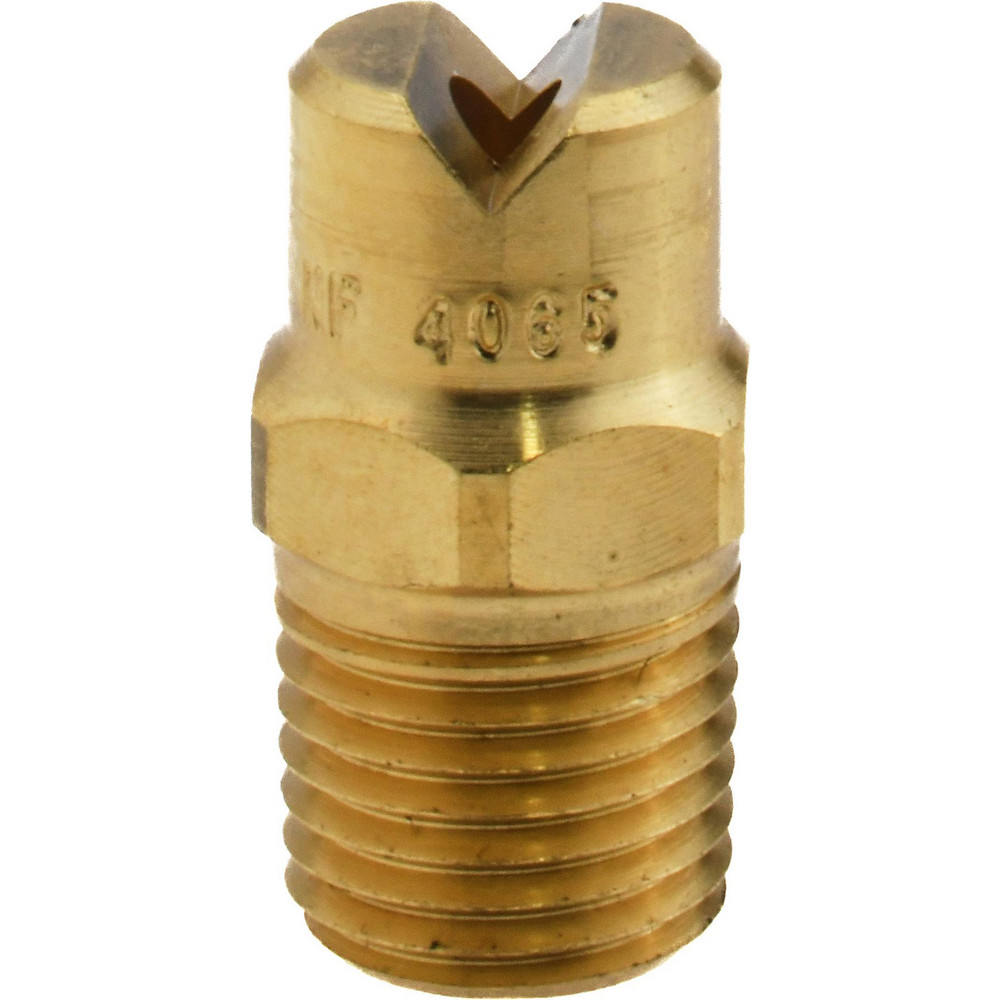 Bete Fog Nozzle Stainless Steel Standard Fan Nozzle: 1/4" Pipe, 65 ° Spray Angle - 1/4NF4065@5
