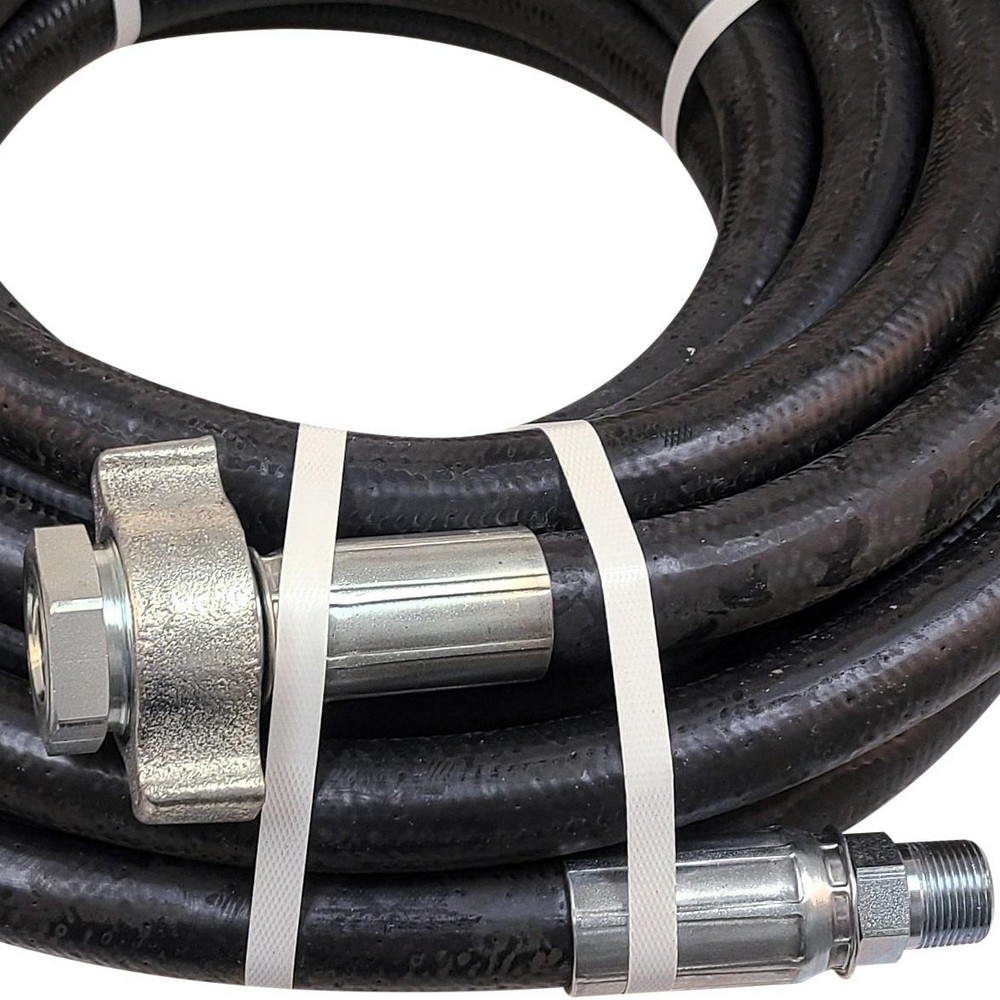 Alliance Hose & Rubber 3/4" ID x 25' LENGTH STEAM HOSE 250 PSI COUPLED M + F - STM075-25MF-CR
