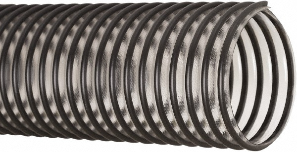 Flexaust Duct Hose: Polyvinylchloride, 12" ID, 1 Hg Vac Rating, 6 psi - 8171200050