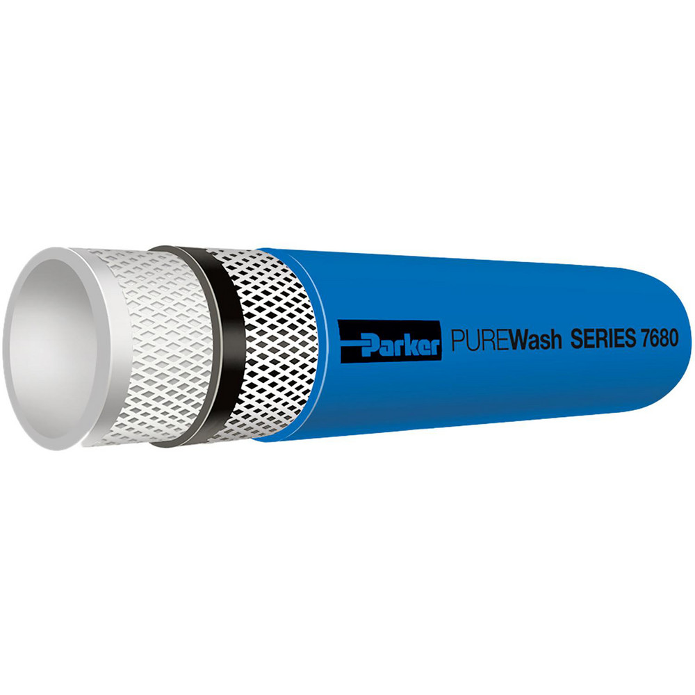 Parker Food & Beverage Hose: Connection Type: Clamp-on; Minimum Working Temperature (Deg C): -40; Maximum Working Temperature (F): 212.000 - 7680-12-BLU-BX