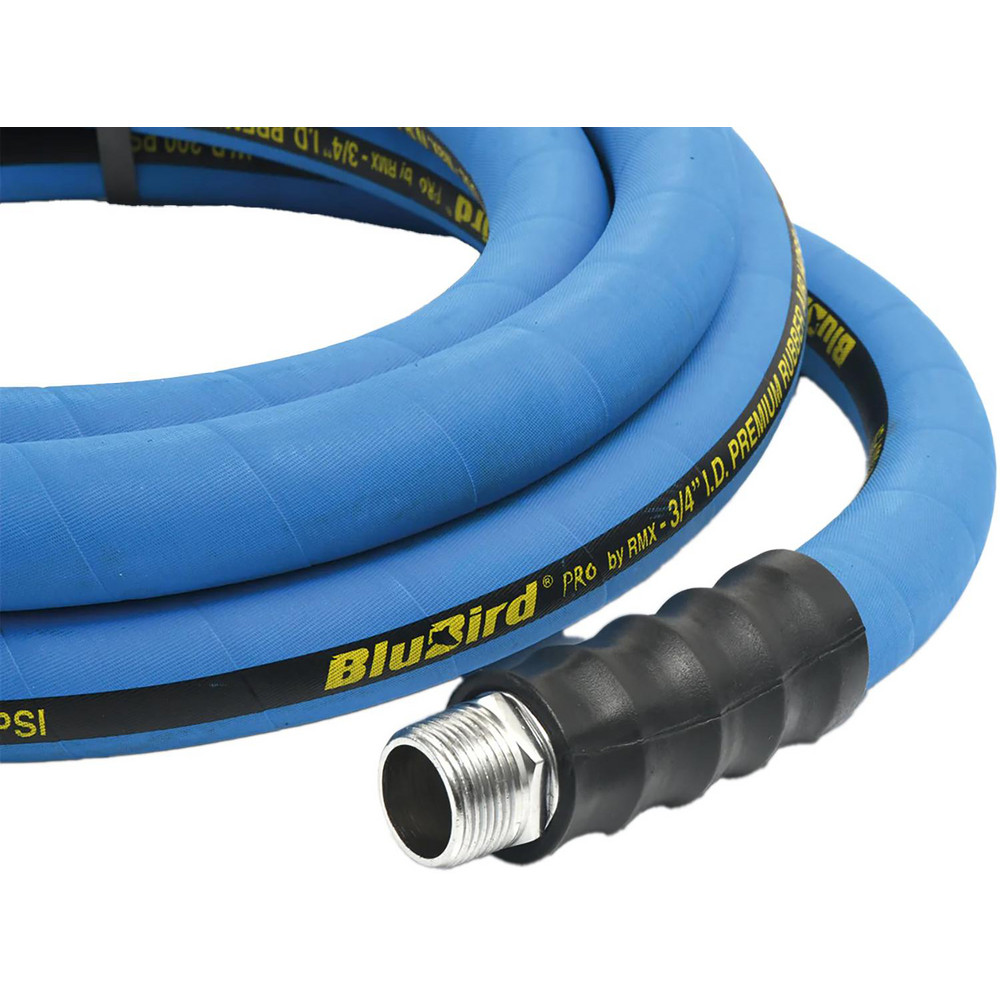 BluBird Air & Multi-Purpose Hose: Hose Type: Multipurpose Air Hose; Length Ft. (Feet): 15; Type: Rubber Air Hose; Inside Diameter (Inch): 3/4 - BBPRO3415