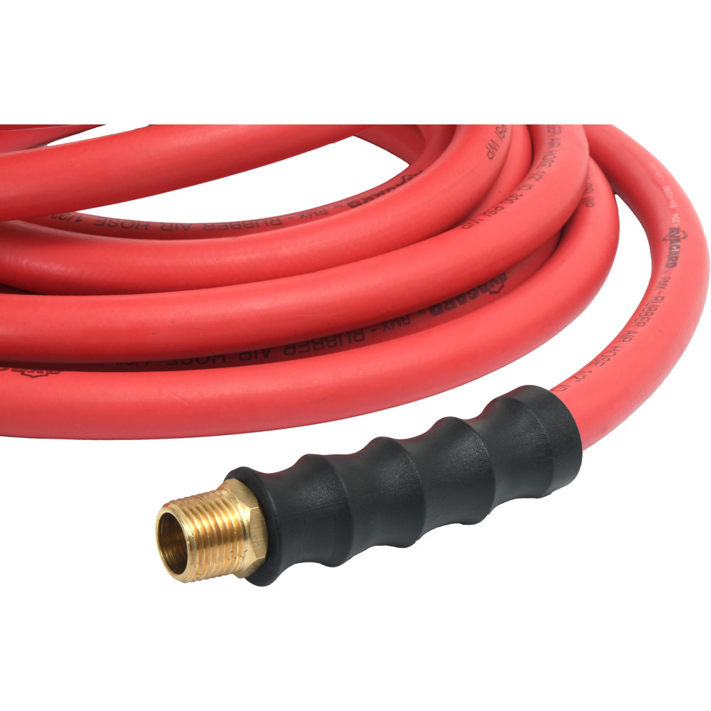 AvaGard Air & Multi-Purpose Hose: Hose Type: Multipurpose Air Hose; Length Ft. (Feet): 25; Type: Rubber Air Hose; Inside Diameter (Inch): 1/4 - AVG1425