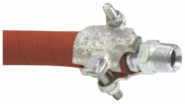 Continental ContiTech 25' Long, 1/2" Fitting, Male Boss Fitting, -20 to 368°F, Rubber High Temp & High Pressure Hose - STM050-25MM-M