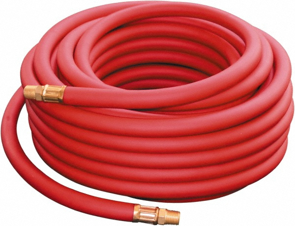 Parker Air & Multi-Purpose Hose: Hose Type: Jackhammer Hose, Multipurpose Air Hose, Sledgehammer Hose; Length Ft. (Feet): 50; Type: Coiled Hose; Inside Diameter (Inch): 1/2 - NFS-08-050