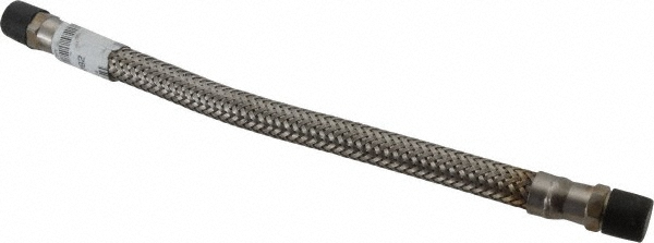 Made in USA 36" OAL, 1/2" ID, 1,040 Max psi, Flexible Metal Hose Assembly - 48429161