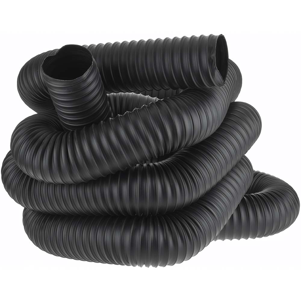 Hi-Tech Duravent Blower Duct Hose: Rubber, 18" ID, 2 psi - 200118001025