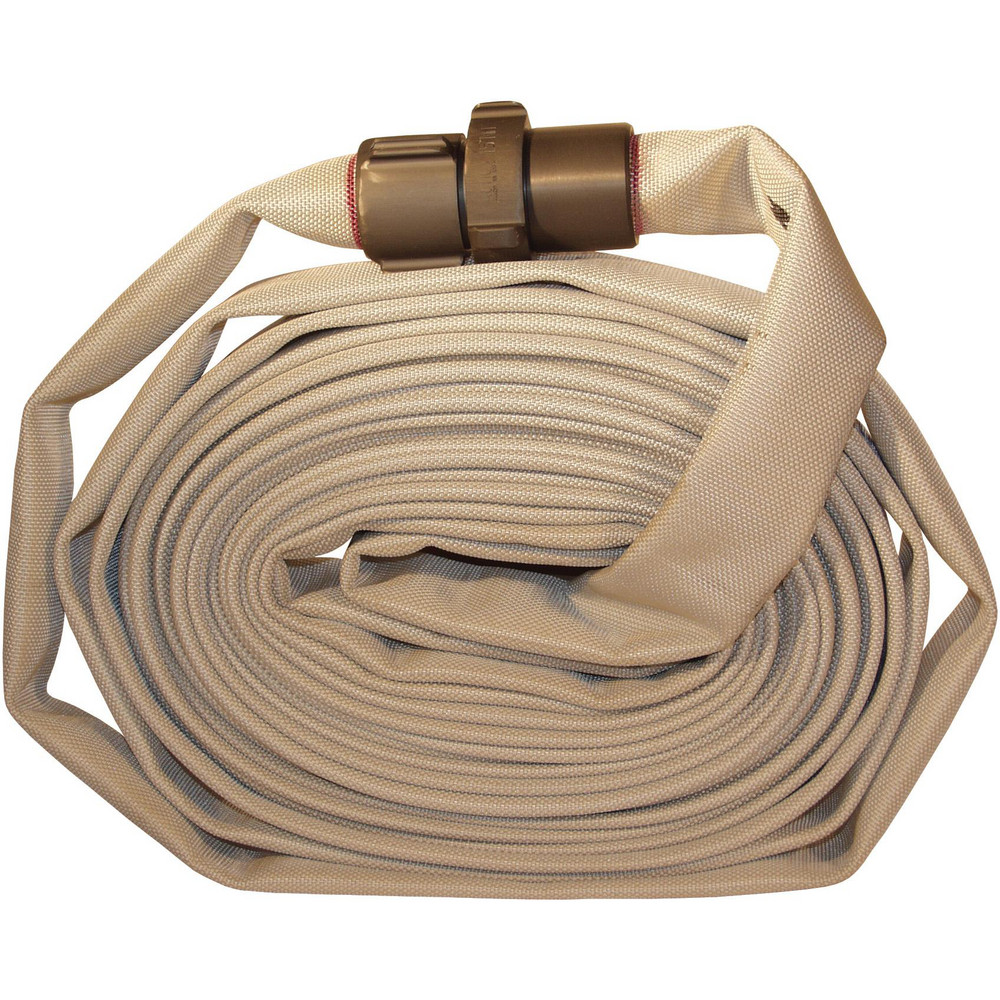 RubberWorx Water Suction & Discharge Hose: 2-1/2" ID, 2-7/8" OD, 50' Long - MILL25X50BRNSPH