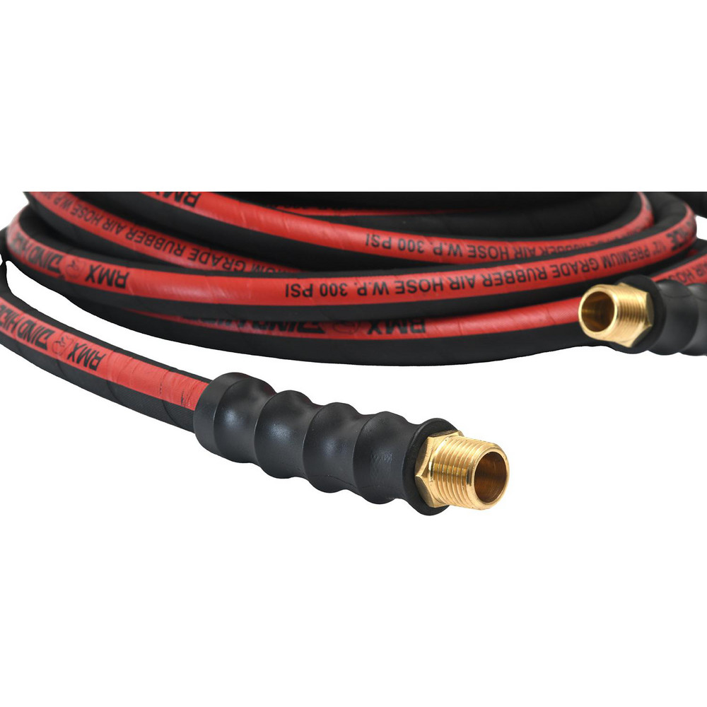 Dino-Hide Air & Multi-Purpose Hose: Hose Type: Multipurpose Air Hose; Length Ft. (Feet): 50; Type: Rubber Air Hose; Inside Diameter (Inch): 1/2 - WLEPRO1250