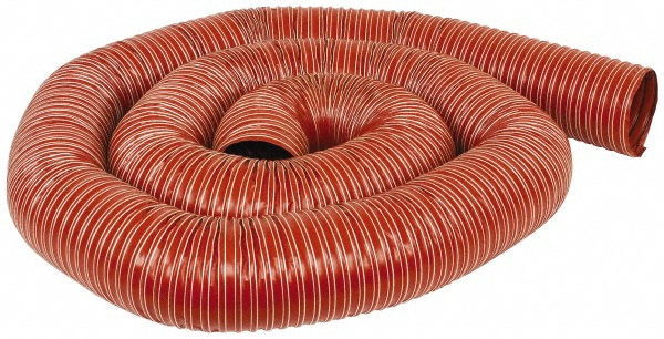 Flexaust Duct Hose: Urethane, 14" ID, 3 Hg Vac Rating, 12 psi - 85511400025