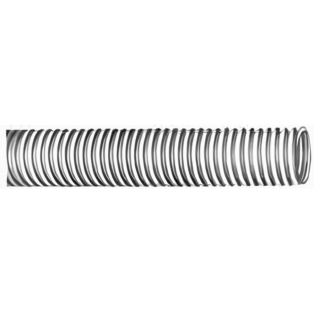 Continental ContiTech Food & Beverage Hose: 4" ID, 4.5" OD, 10' Long - NTF400-10SSCE-M