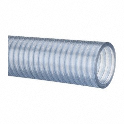 Continental ContiTech Food & Beverage Hose: 4" ID, 4.5" OD, 10' Long - NTF400-10SSCE-M