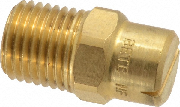 Bete Fog Nozzle Polyvinylchloride Low Flow Whirl Nozzle: 3/8" Pipe, 120 ° Spray Angle - 3/8WL-3 120@1