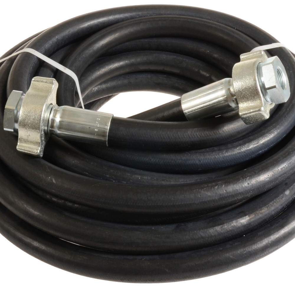 Alliance Hose & Rubber 2" ID x 20' LENGTH STEAM HOSE 250 PSI COUPLED M + F - STM200-20MF-CR